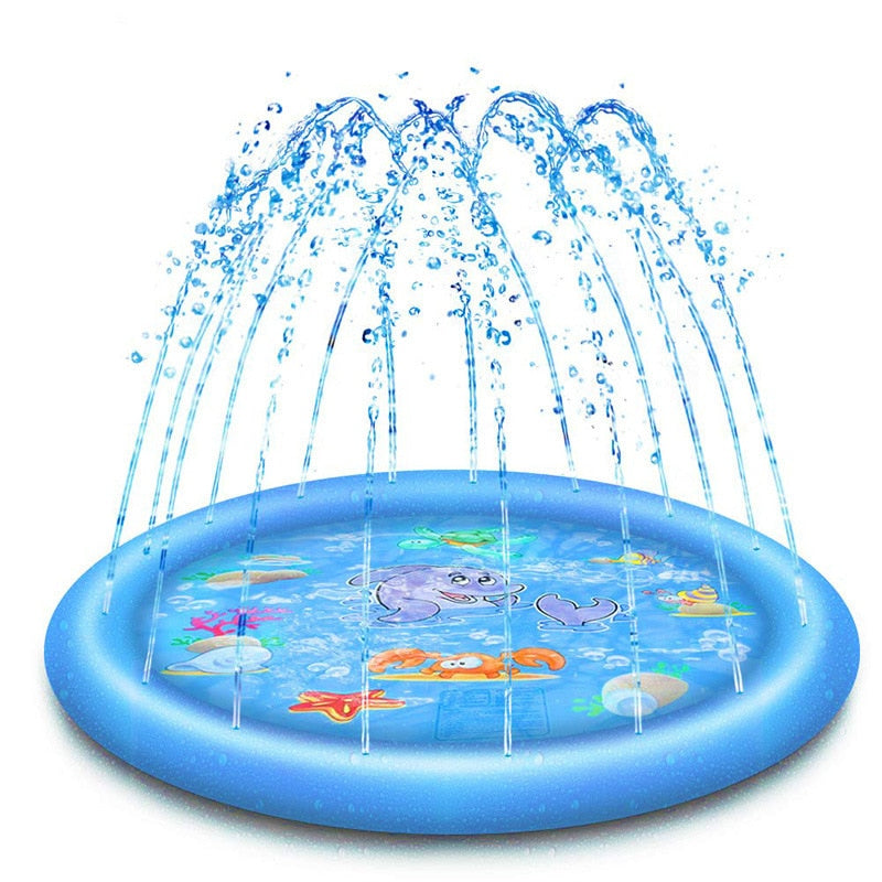 Pet Sprinkler Pad Play Cooling Mat Swimming Pool Inflatable Water Spray Pad Mat Tub Summer Cool Dog Bathtub for Dogs