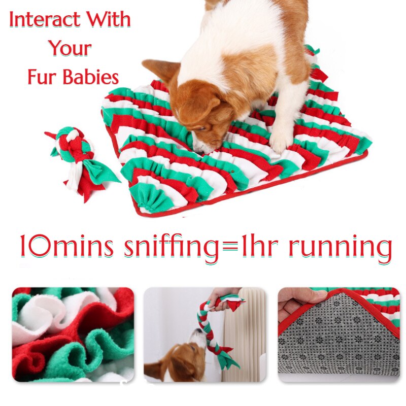 Dog Snuffle Mat Training Mat. Anti Choking Mats Football Dog Training Blanket Pet Slow Feeder Interact Toys For Large Dogs Dropshipping