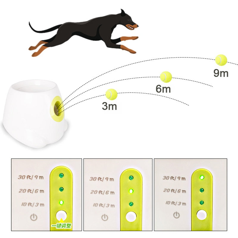 Catapult Dog Ball Launcher! Tennis Ball Launcher Will Keep Your Dog On The Go.