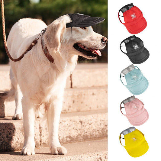Breathable Dogs Baseball Cap Dogs Outdoor Headwear Casual Cute Dog with Hat Pet Dog Hat Accessories Summer Puppy Grooming Hat