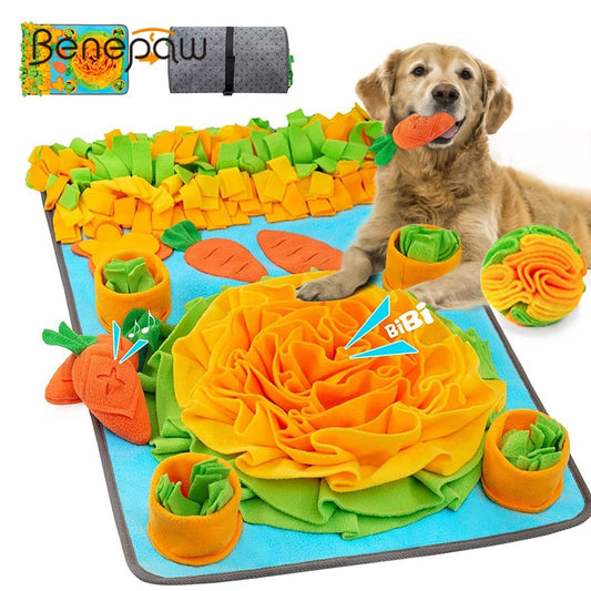 Amazing snuffle mat toy. Slow Feed for Dog and Pup. Interactive for hours of play