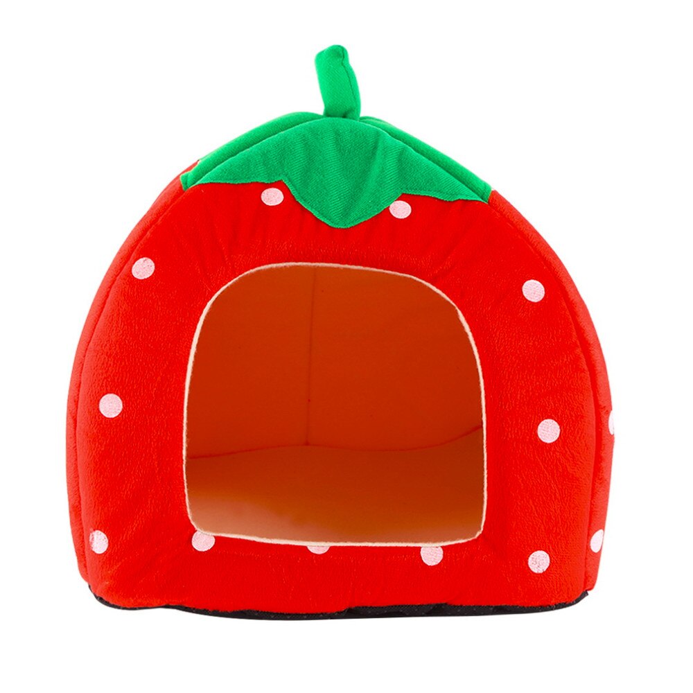 Creative Kennel  Nest Teddy dog Fruit Banana Strawberry Pineapple watermelon cotton bed warm pet Products Foldable Dog house