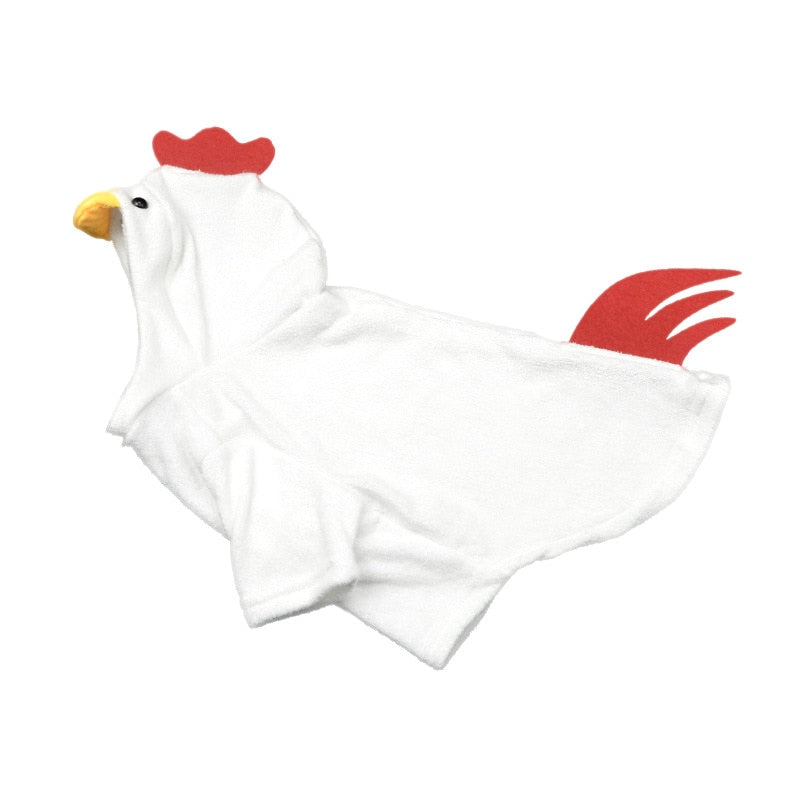 Halloween is coming! Funny Chicken Costume. Dog Clothes for Small to Large Dogs.