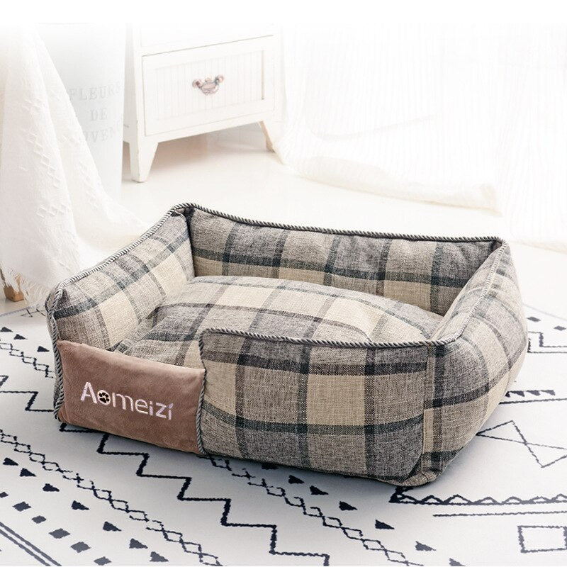 Big Dog Bed Removable Pet Sofa Bed For Small Medium Big Dogs Washable Cat House Mats Soft Pet Sleeping Beds Dog Accessories