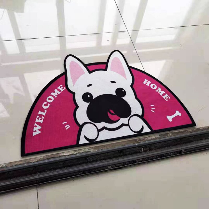 Cartoon Welcome Entrance Doormats Carpets Rugs For Home Bath Living Room Floor Stair Kitchen Hallway Non-Slip Cat Dog Pet Gamer