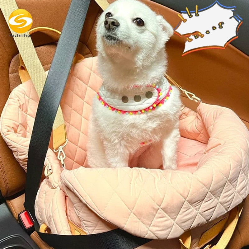 2023 Pet Carrier Plaid Cotton Pet Bag with Large Capacity for Dog Cat Out Portable Bag Dog Car Seat Universal Pet Bag Pet Items