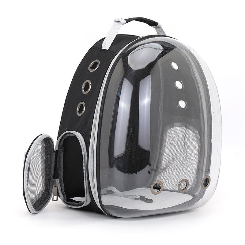 Small dog Carrier Pet Supplies Cat Bag Space Capsule Backpack Going Out Portable Pet Bag Cat Transparent Backpack Dog Pack Cat