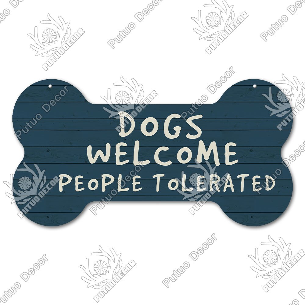 Bone Sign Dog Plaque for home decoration. Puppy, dog, fun for your house.