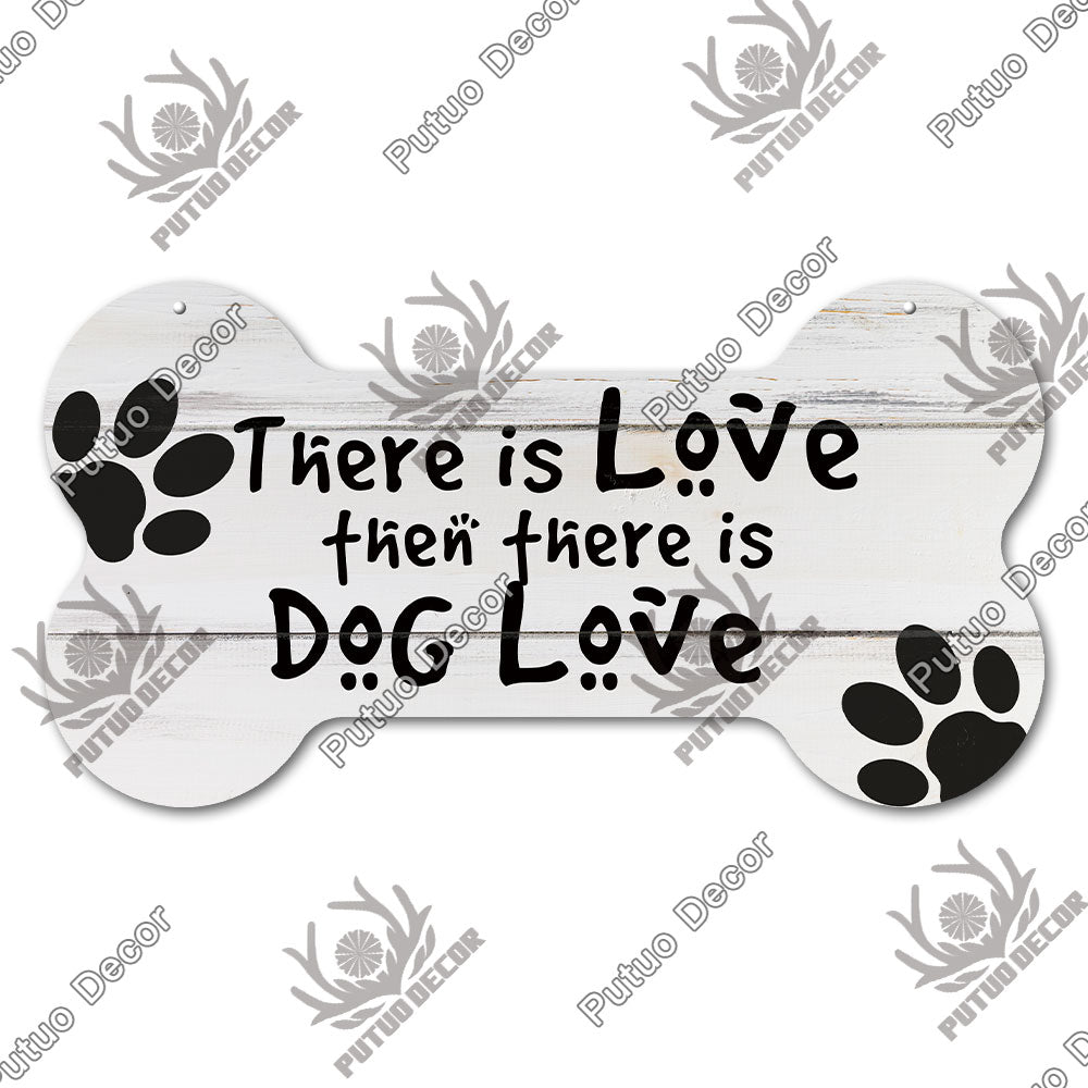 Bone Sign Dog Plaque for home decoration. Puppy, dog, fun for your house.