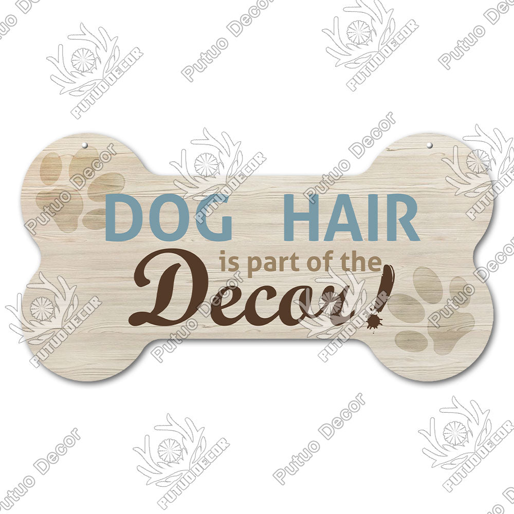 Bone Sign Dog Plaque for home decoration. Puppy, dog, fun for your house.