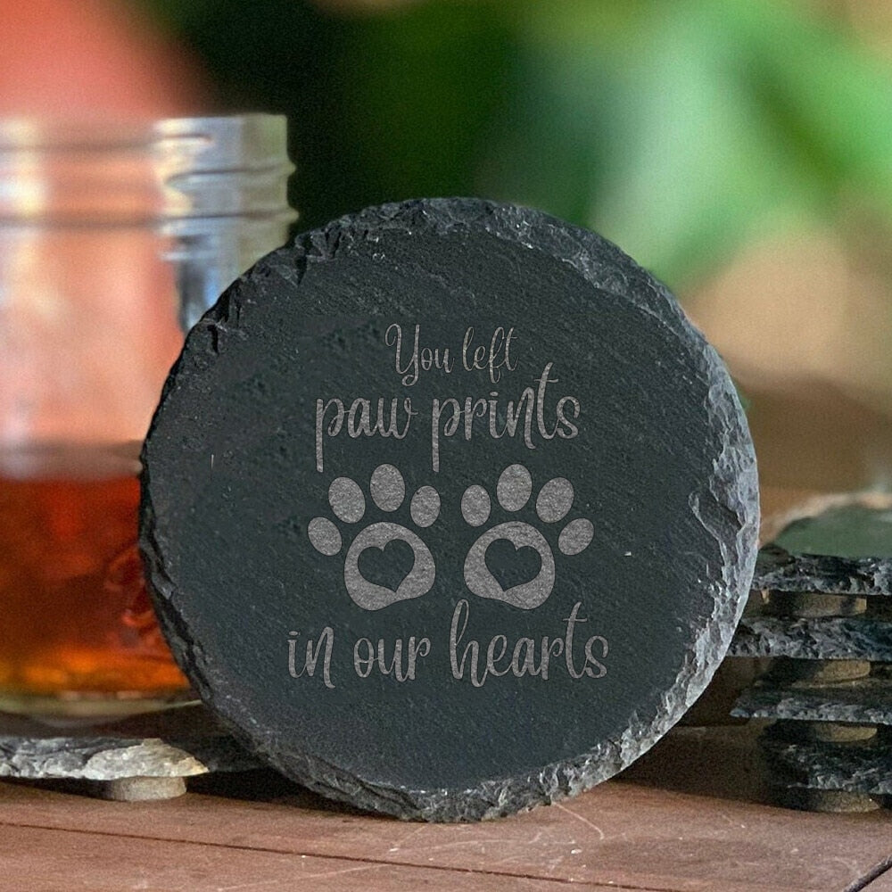 A Piece of My Heart Lives In Heaven Pet Memorial Stone Engrave Pet Sayings Cat Loss Gifts Dogs Dog Grave Marker Plaque