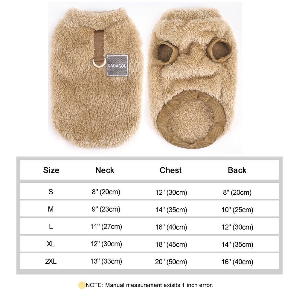 Beautiful Fleece your dog can cozy up with during walks and play.  Warm Dog Vest Coat Cute Puppy Sweater Apparel For Chihuahua Yorkie Terrier Shih Tzu Pet Outfit