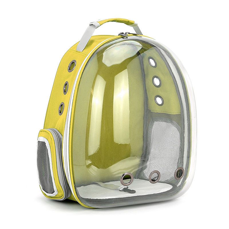 Small dog Carrier Pet Supplies Cat Bag Space Capsule Backpack Going Out Portable Pet Bag Cat Transparent Backpack Dog Pack Cat