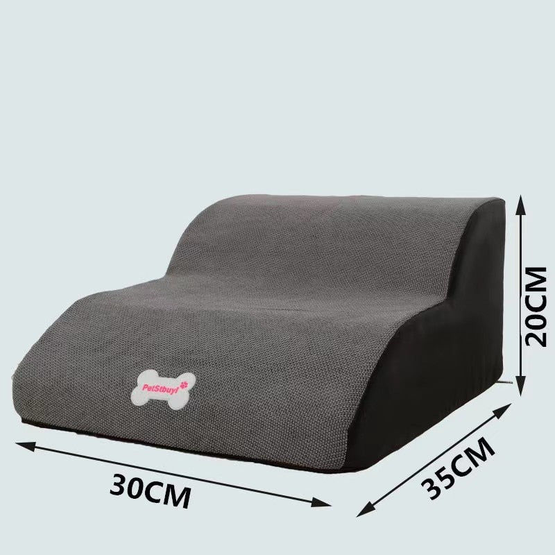 Hot New Dog Ladder Bed Outside Ramp Step For Stairs 3 Steps Dog Stairs Pet Steps Small Cat House Ramp Pet