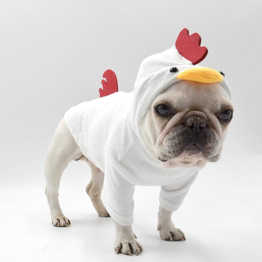 Halloween is coming! Funny Chicken Costume. Dog Clothes for Small to Large Dogs.