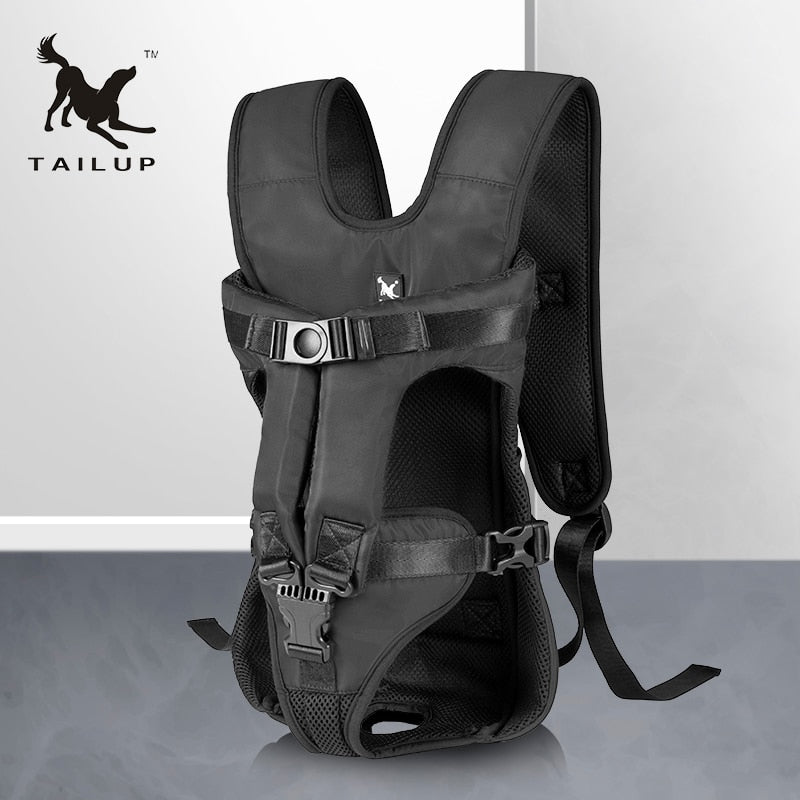 TAILUP Adjustable Easy-fit Front Dog Pouch Carrier Backpack for Hiking Cycling Outdoor Travel pet bag Shoulder Puppy Carrier