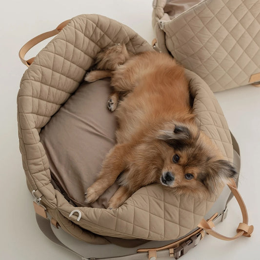 2023 Pet Carrier Plaid Cotton Pet Bag with Large Capacity for Dog Cat Out Portable Bag Dog Car Seat Universal Pet Bag Pet Items
